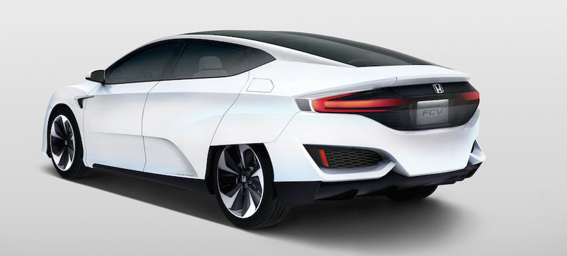 Illustration for article titled The Honda FCV Hydrogen Car Can Power Your Home In A Disaster